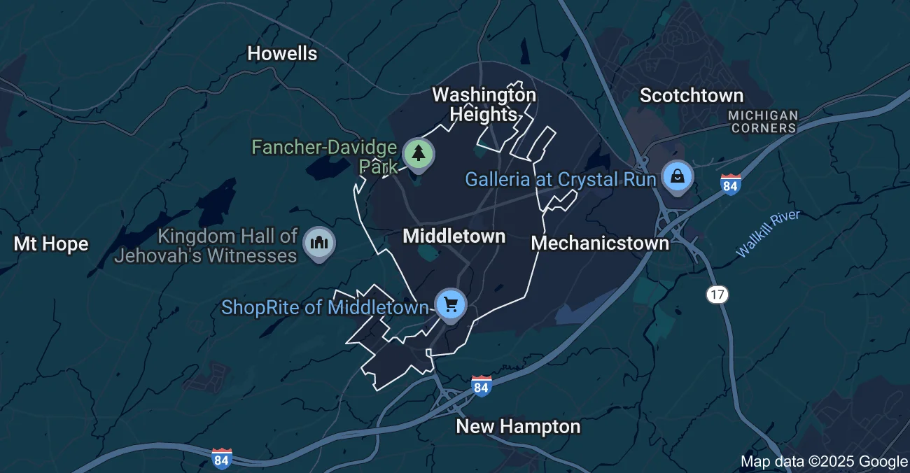 Service Area Middletown-NY-10940 Service Area