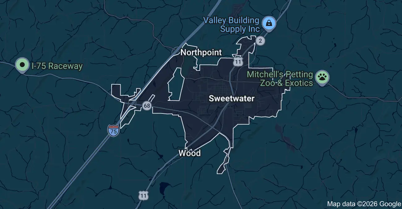 Service Area Sweetwater-TN-37874 Service Area